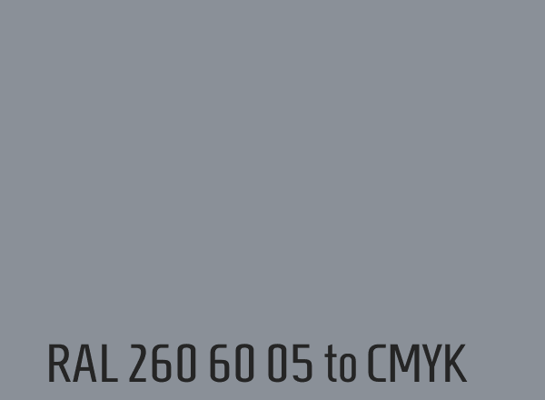 RAL 260 60 05 to CMYK