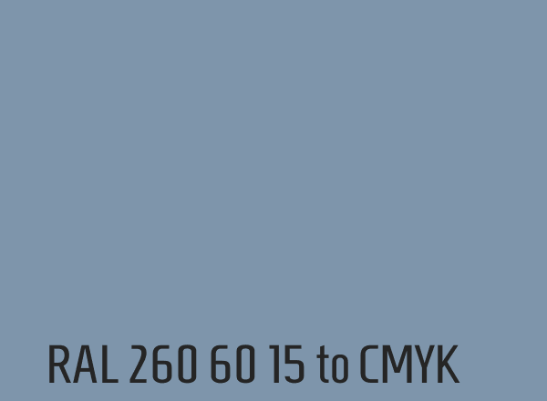 RAL 260 60 15 to CMYK