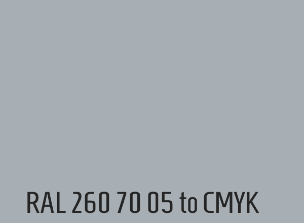 RAL 260 70 05 to CMYK