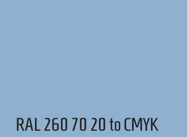 RAL 260 70 20 to CMYK