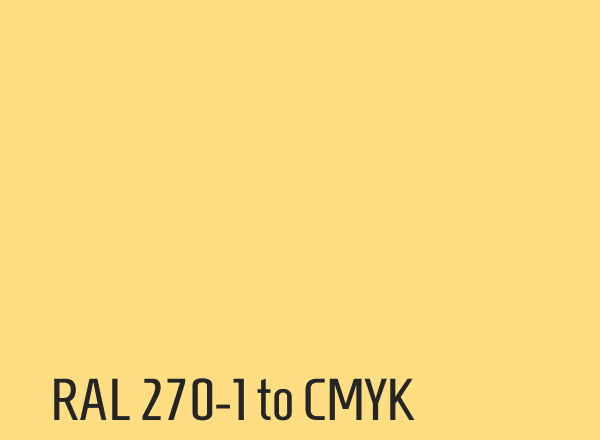 RAL 270-1 to CMYK