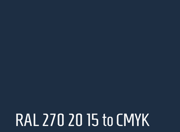 RAL 270 20 15 to CMYK