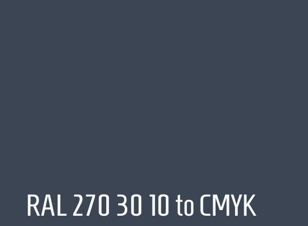 RAL 270 30 10 to CMYK