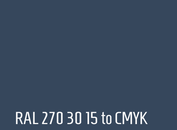 RAL 270 30 15 to CMYK