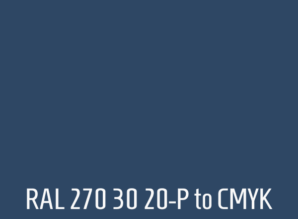 RAL 270 30 20-P to CMYK