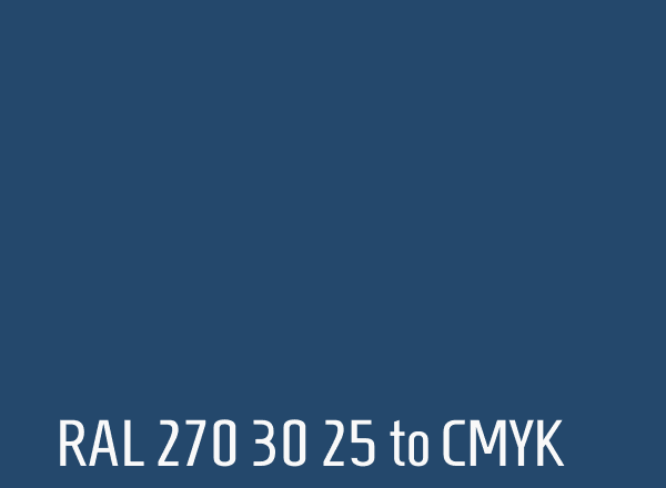 RAL 270 30 25 to CMYK