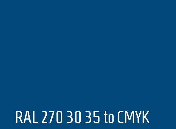 RAL 270 30 35 to CMYK