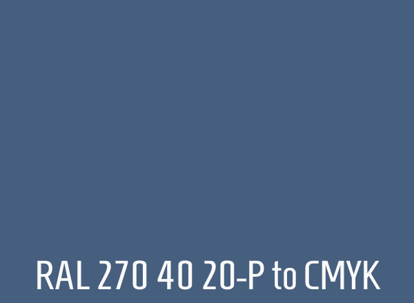 RAL 270 40 20-P to CMYK