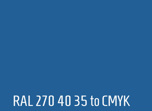 RAL 270 40 35 to CMYK