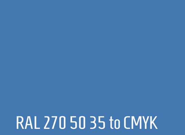 RAL 270 50 35 to CMYK
