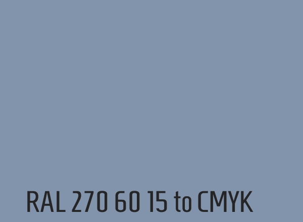 RAL 270 60 15 to CMYK
