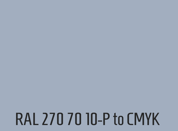 RAL 270 70 10-P to CMYK