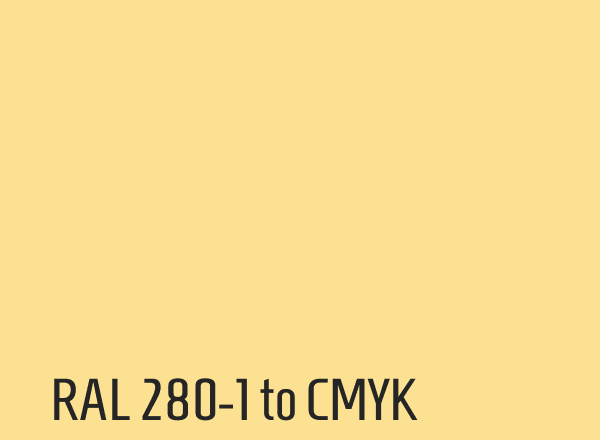 RAL 280-1 to CMYK