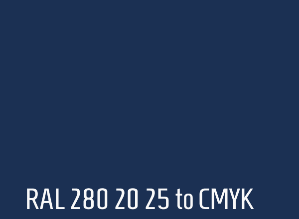 RAL 280 20 25 to CMYK