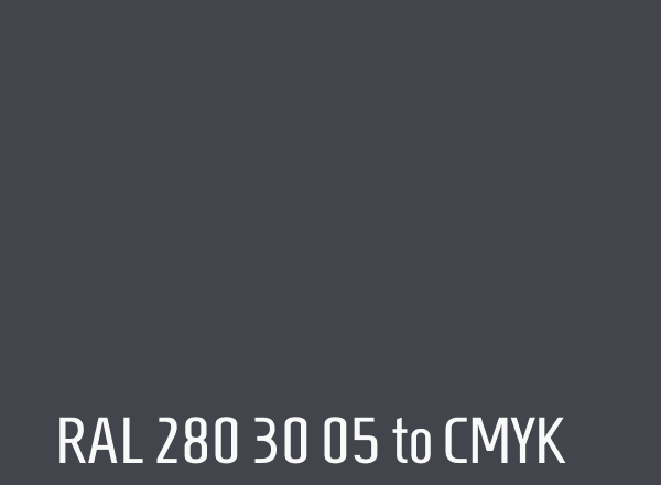 RAL 280 30 05 to CMYK
