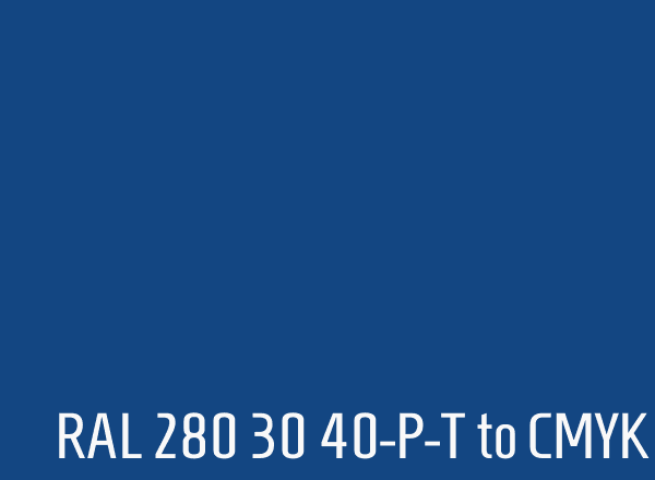 RAL 280 30 40-P-T to CMYK