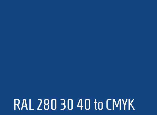 RAL 280 30 40 to CMYK