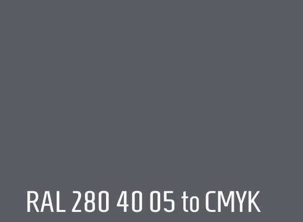 RAL 280 40 05 to CMYK