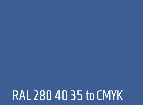 RAL 280 40 35 to CMYK