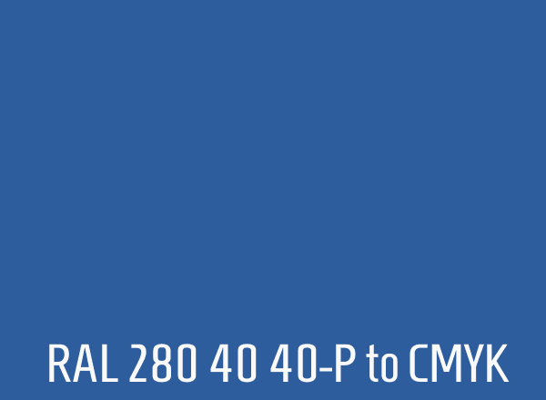 RAL 280 40 40-P to CMYK
