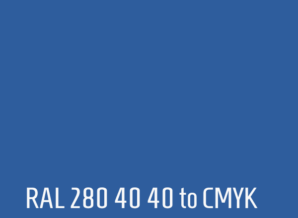 RAL 280 40 40 to CMYK