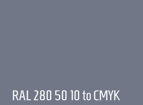RAL 280 50 10 to CMYK