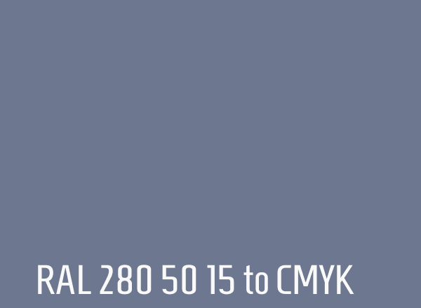 RAL 280 50 15 to CMYK