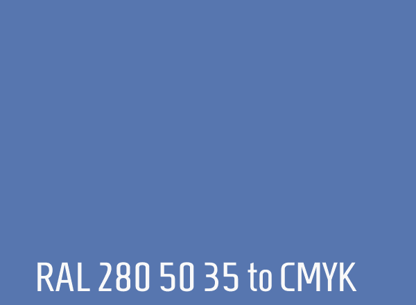 RAL 280 50 35 to CMYK
