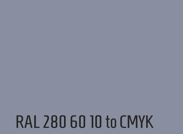 RAL 280 60 10 to CMYK