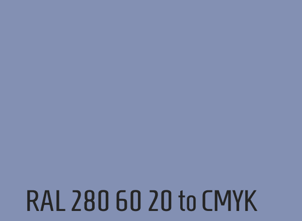 RAL 280 60 20 to CMYK