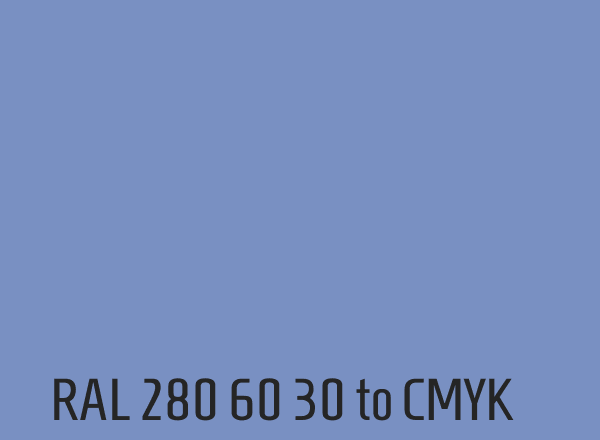 RAL 280 60 30 to CMYK