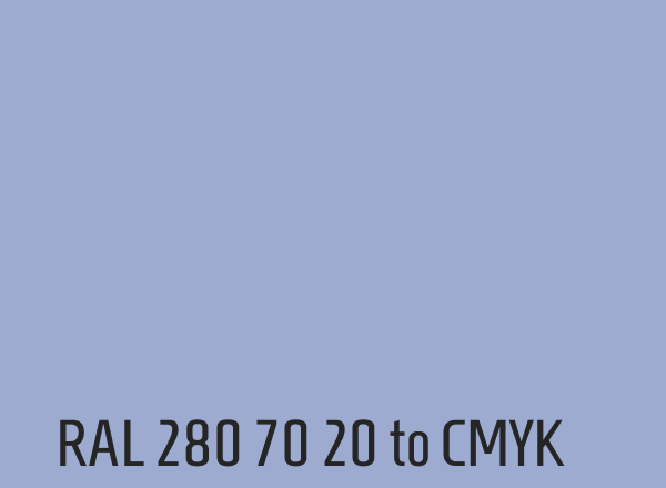 RAL 280 70 20 to CMYK