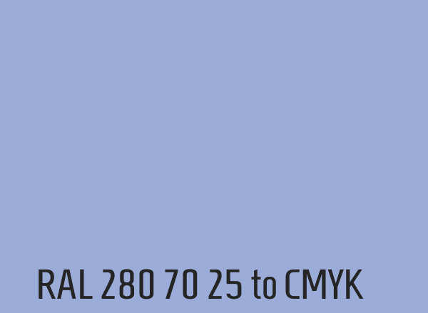 RAL 280 70 25 to CMYK