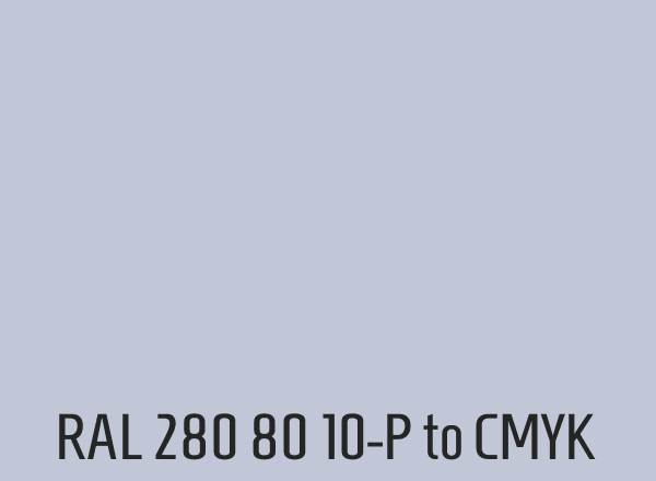 RAL 280 80 10-P to CMYK