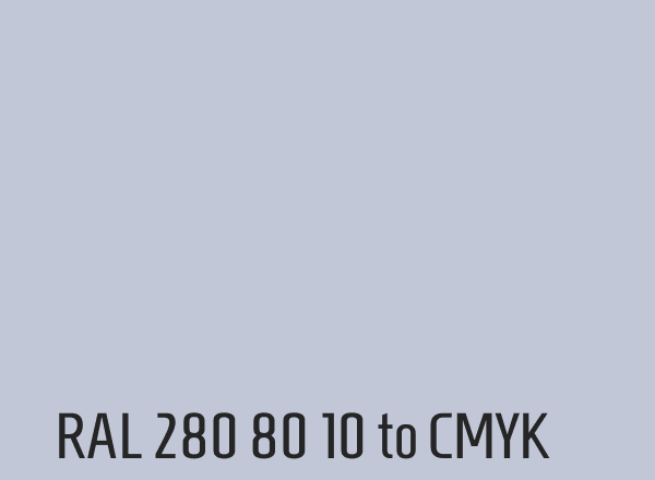RAL 280 80 10 to CMYK