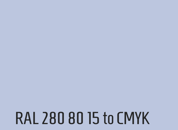 RAL 280 80 15 to CMYK