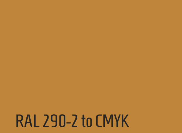 RAL 290-2 to CMYK