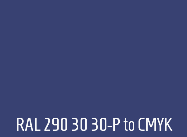 RAL 290 30 30-P to CMYK