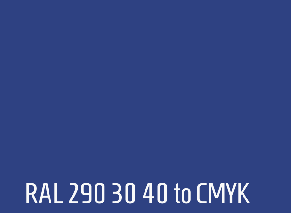RAL 290 30 40 to CMYK