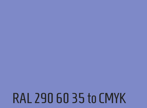 RAL 290 60 35 to CMYK