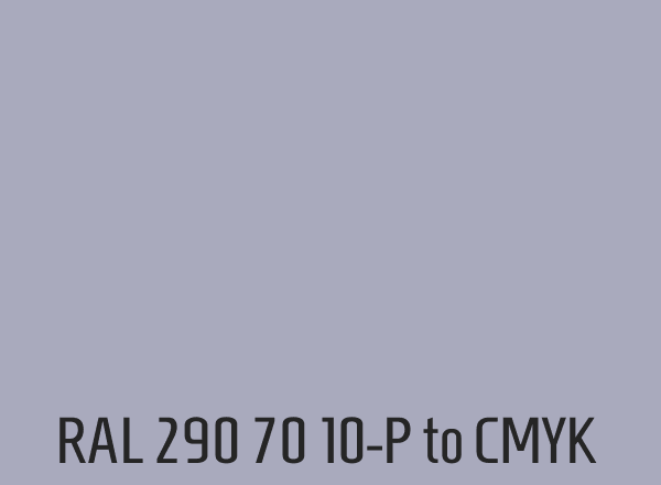 RAL 290 70 10-P to CMYK