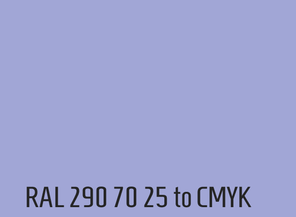 RAL 290 70 25 to CMYK