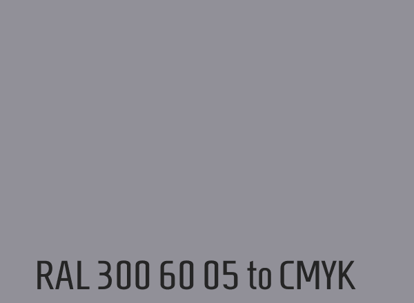 RAL 300 60 05 to CMYK