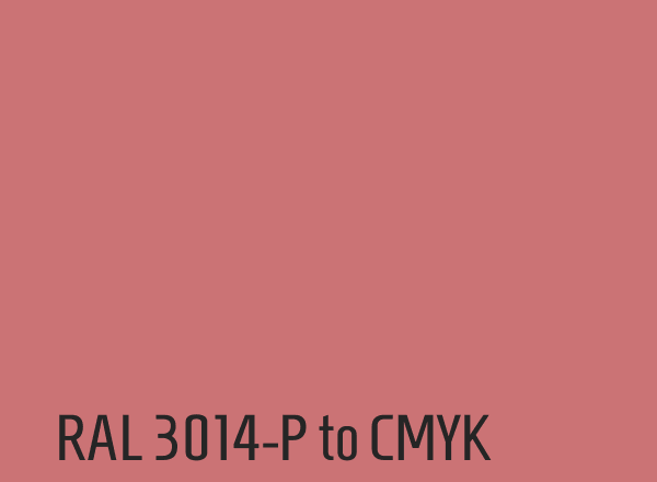 RAL 3014-P to CMYK
