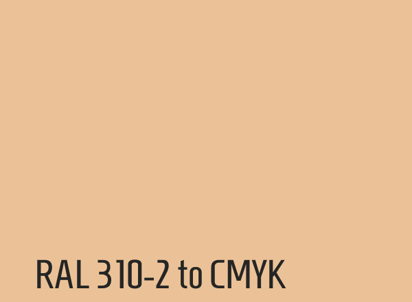 RAL 310-2 to CMYK