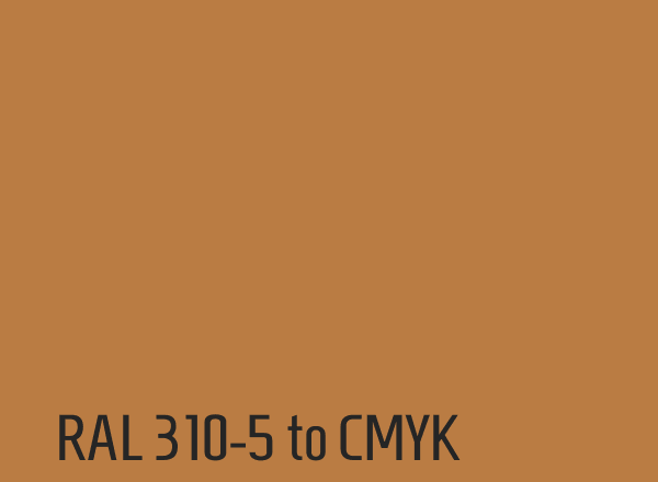 RAL 310-5 to CMYK