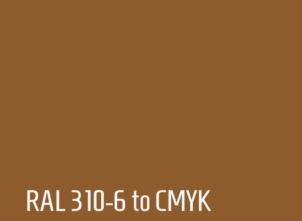 RAL 310-6 to CMYK