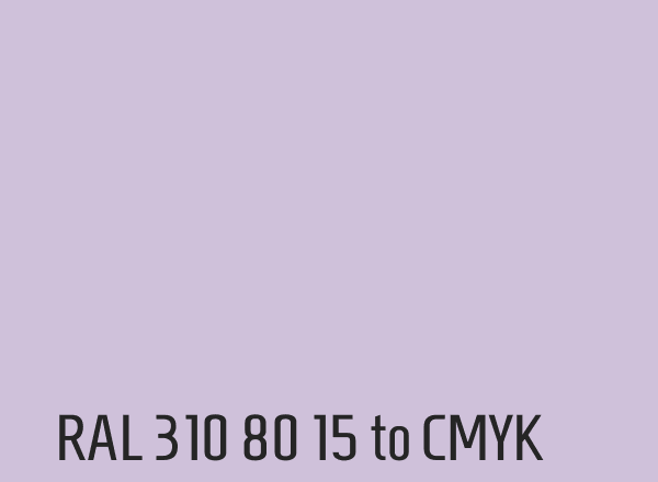RAL 310 80 15 to CMYK