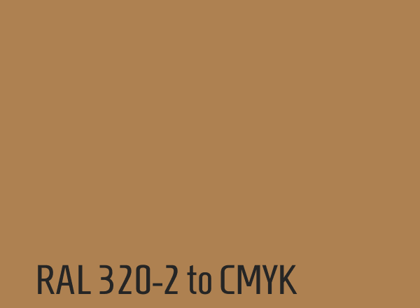 RAL 320-2 to CMYK