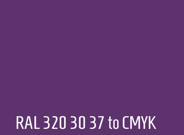 RAL 320 30 37 to CMYK